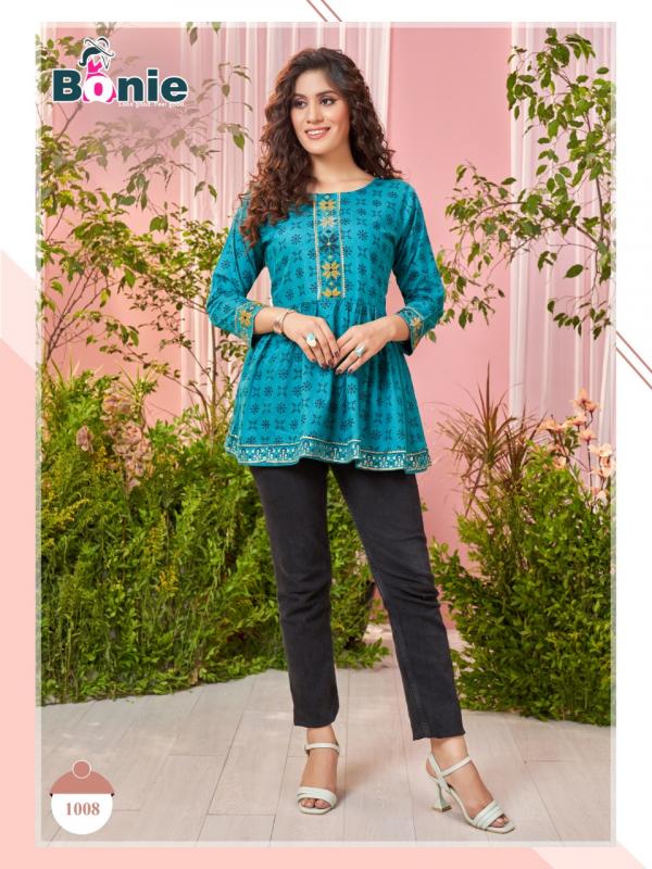 Bonie Grace Printed Cotton Western Fancy Tops Collection